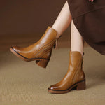 Clara - Leather Boots — view 2