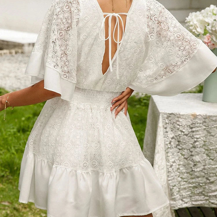 Carole - Boho Lace Dress — view 2