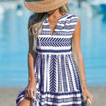 Katrina - Geometric Summer Dress — view 2