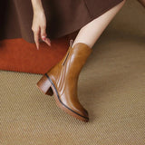 Clara - Leather Boots — view 6