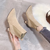 Maple - Suede Platform Boots — view 3