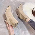 Maple - Suede Platform Boots — view 3