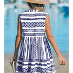 Katrina - Geometric Summer Dress — view 7