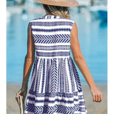 Katrina - Geometric Summer Dress — view 7