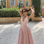 Reihana - Midi Dress with Check Print — view 5