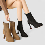 Libby - Platform Boots, Comfort and Feminine Elegance — view 3