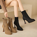 Libby - Platform Boots, Comfort and Feminine Elegance — view 4