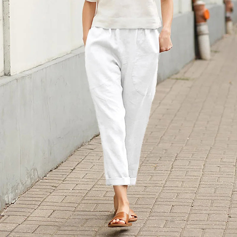 Kiwa - Wide-Leg Pants with Pockets