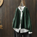 Marlene - Linen Cardigan — view 3