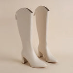 Hilda - Chunky Heel Boots with Winter Elegance — view 3