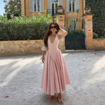 Reihana - Midi Dress with Check Print — view 4