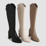 Hilda - Chunky Heel Boots with Winter Elegance — view 4