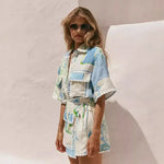 Saffron - Chic Patchwork Ensemble — view 3