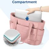 Ava Puffy Tote Bag — view 6