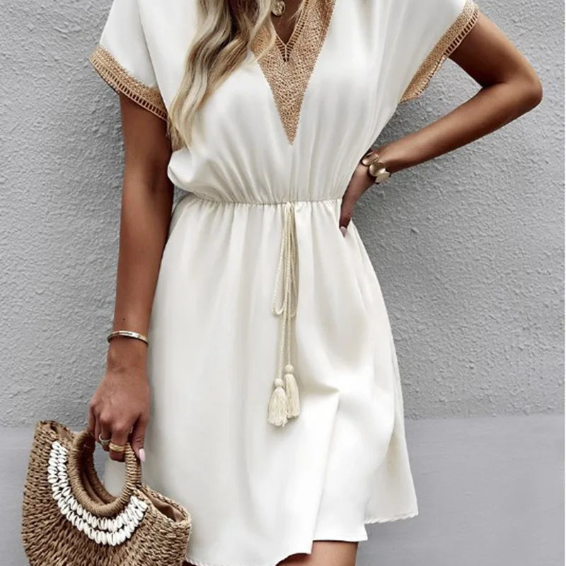 Sabrina - Elegant Boho Dress