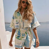Saffron - Chic Patchwork Ensemble