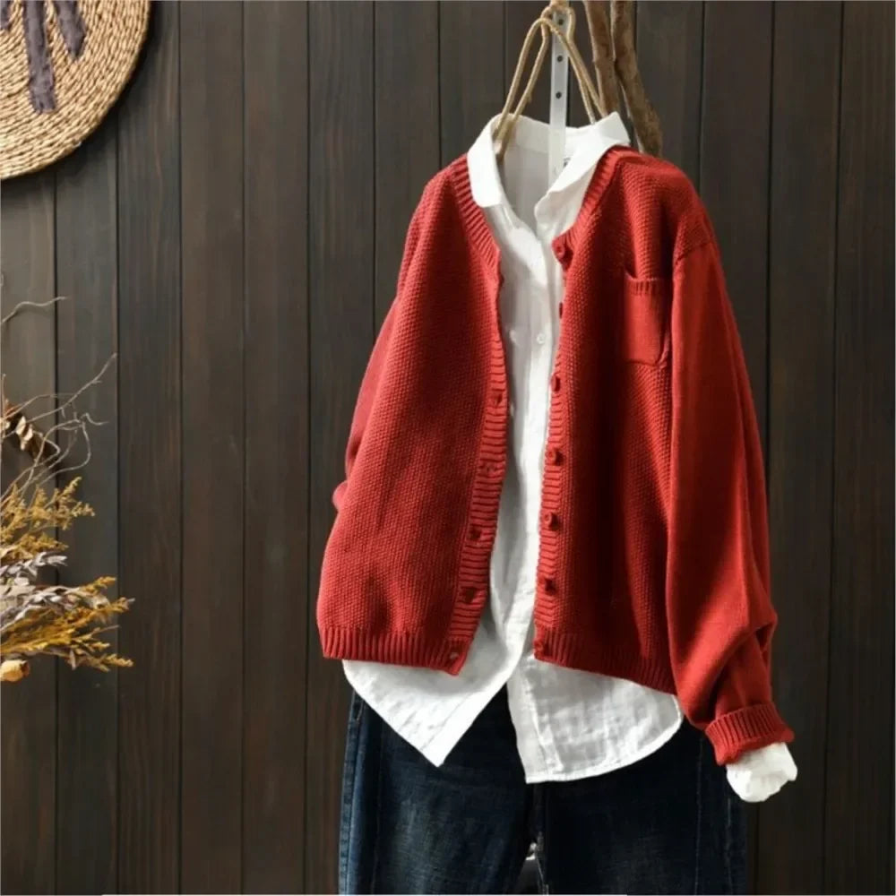 Marlene - Linen Cardigan — view 4