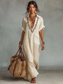 Hiria | Bohemian Maxi Dress with Floral Print — view 3