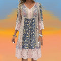 NAYA | FLUID BOHO LUXE MIDI DRESS