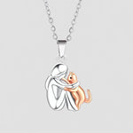 Cat Hug Necklace