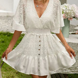 Carole - Boho Lace Dress — view 3