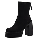 Olga - Modern-Style Boots with Suede Comfort — view 7