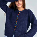 Nicole - Button Detail Cardigan — view 3