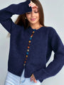 Nicole - Button Detail Cardigan — view 3