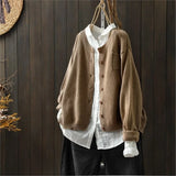 Marlene - Linen Cardigan — view 6
