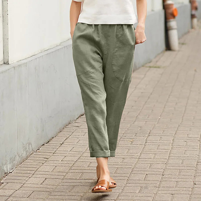 Kiwa - Wide-Leg Pants with Pockets — view 2