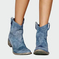 Retro Cowboy Ankle Boots — view 3