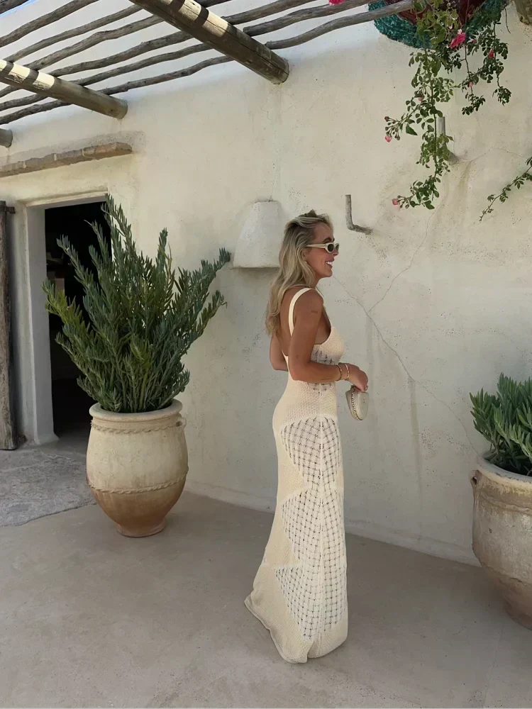 Clover - Knit Maxi Dress — view 3