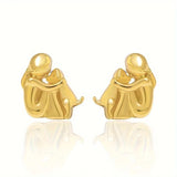 Dog Hug Earrings — view 4