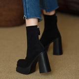 Olga - Modern-Style Boots with Suede Comfort — view 2