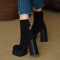 Olga - Modern-Style Boots with Suede Comfort — view 2
