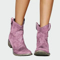 Retro Cowboy Ankle Boots — view 5
