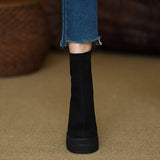 Olga - Modern-Style Boots with Suede Comfort — view 6