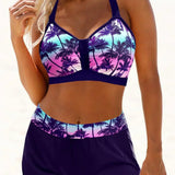 Janette - High-Waisted Ribbed Bikini — view 4
