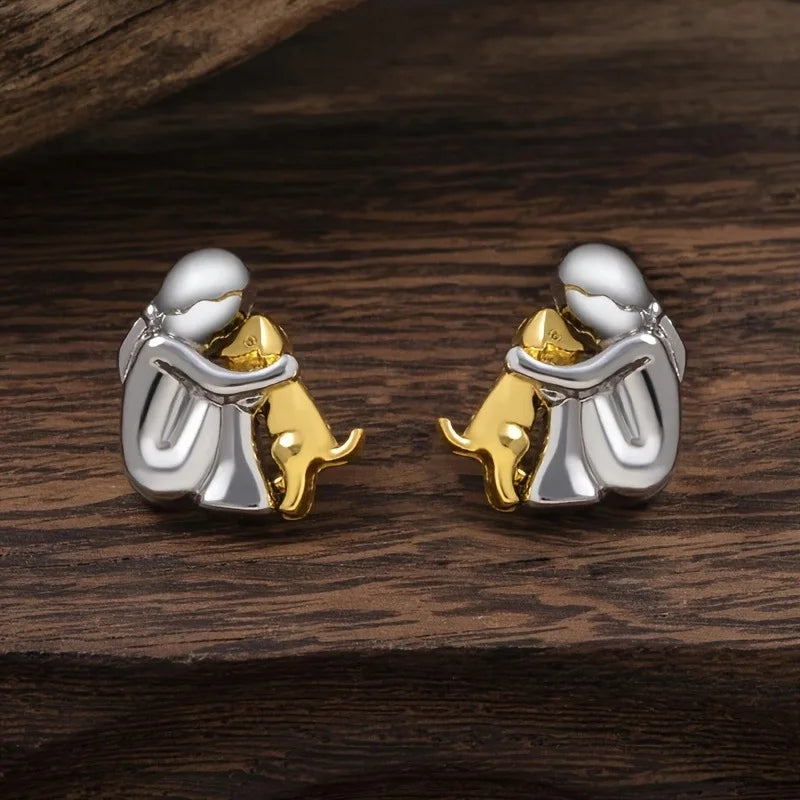 Dog Hug Earrings — view 6