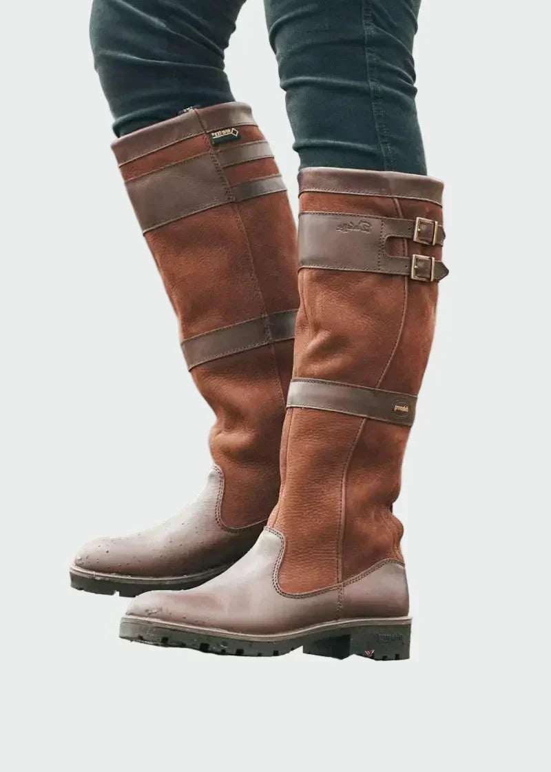 Retro Leather Boots — view 3