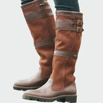 Retro Leather Boots — view 3