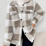Martin | Elegant Checked Fleece Jacket — view 4