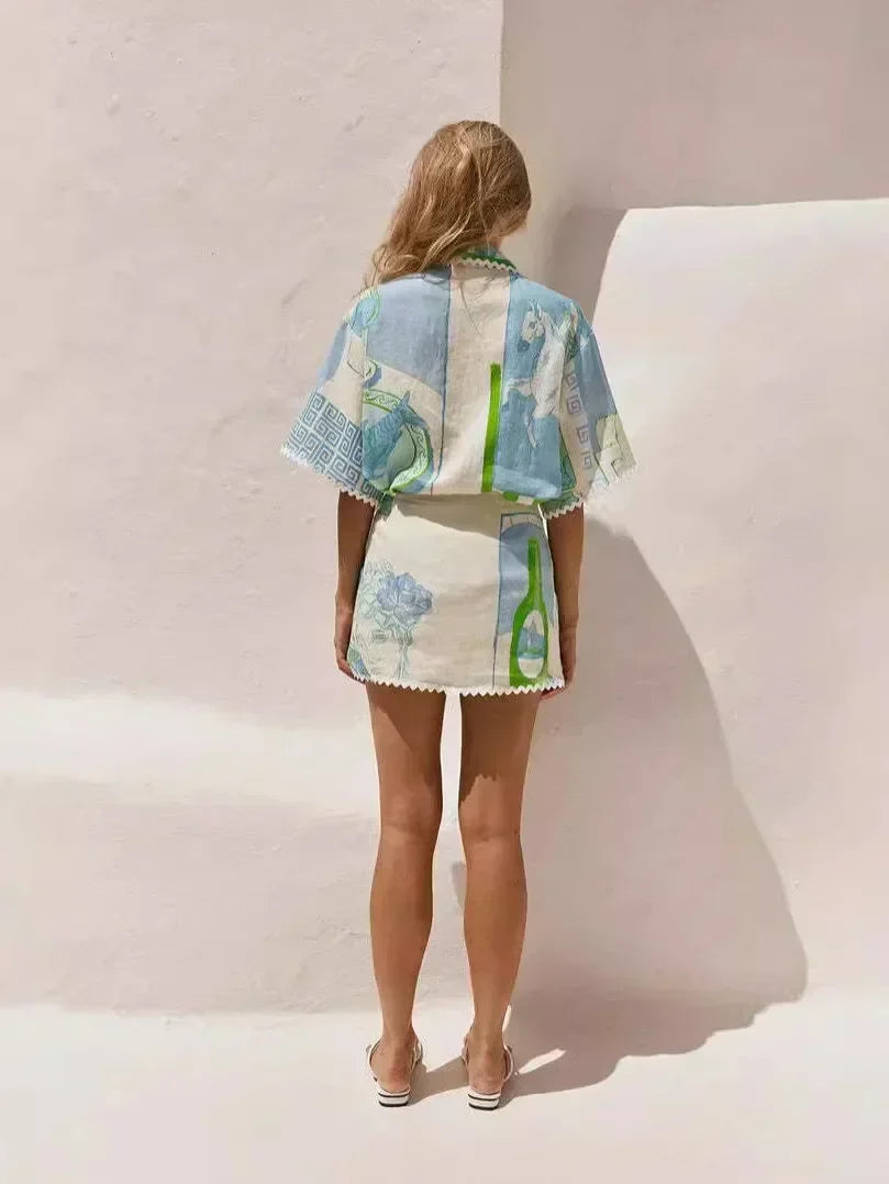 Saffron - Chic Patchwork Ensemble — view 5