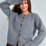 Nicole - Button Detail Cardigan — view 2