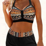 Janette - High-Waisted Ribbed Bikini — view 5