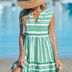 Katrina - Geometric Summer Dress
