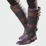 Retro Leather Boots