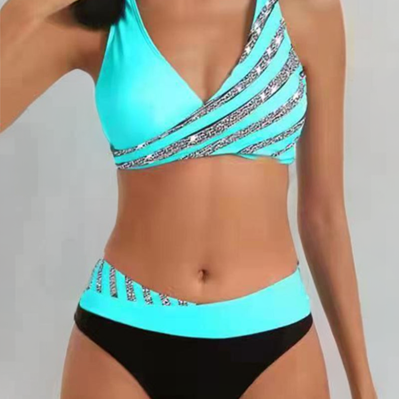 Mona - Printed Bikini in Warm Tones