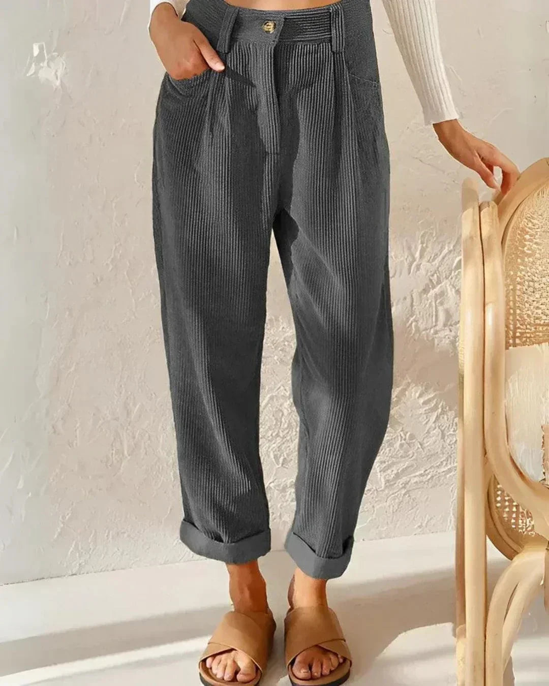Cassidy - Timeless Casual Pants — view 2