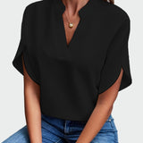 Shirt with Draped Print — view 2